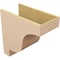 Ekena Millwork 12"W x 24"D x 24"H Classic Newport Rough Cedar Woodgrain TimberThane Corbel, Primed Tan CORUR12X24X24NEWRCPR - alternate 5